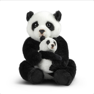 Panda Mom & Baby Plush