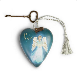 Angel of Peace Christmas Art Heart