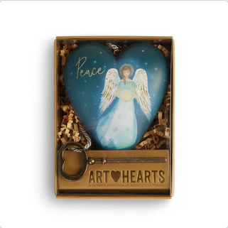 Angel of Peace Christmas Art Heart