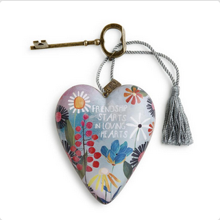 Friendship Starts In Loving Hearts Art Heart