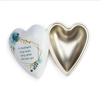 A Mother's Love Art Heart Keeper Trinket box