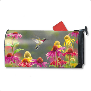 Hummingbird Heaven Mailbox Wrap