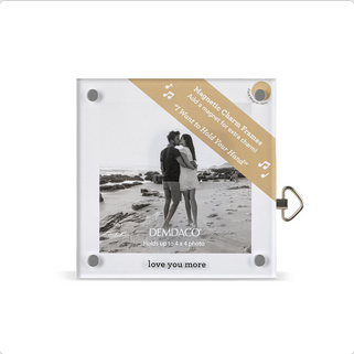 Love You More Acrylic Magnetic Musical Frame