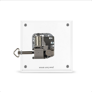 Love You More Acrylic Magnetic Musical Frame