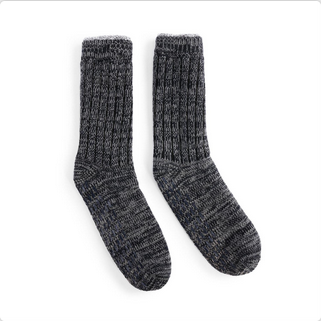 Men's Navy Slipper Socks