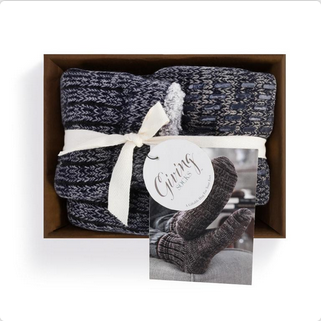 Men's Navy Slipper Socks