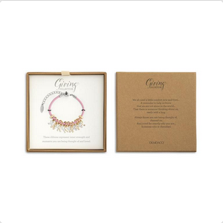 Pink Ribbon Charm Bracelet