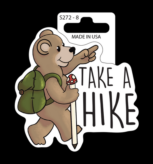 Take A Hike Sticker