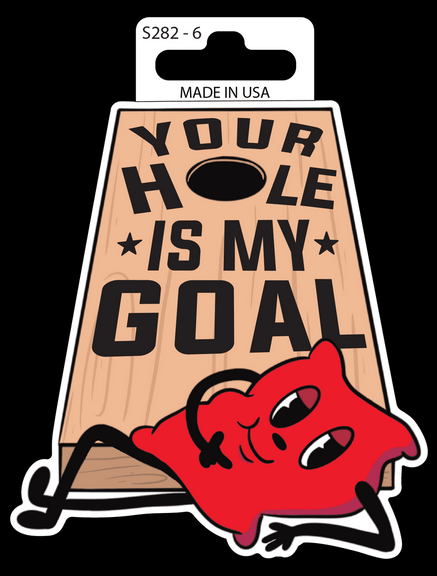 Cornhole Sticker