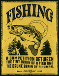 Fishing Tin Sign