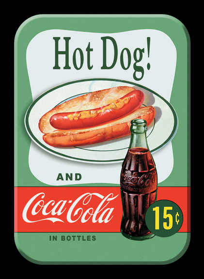 Coke/Hot Dog Magnet