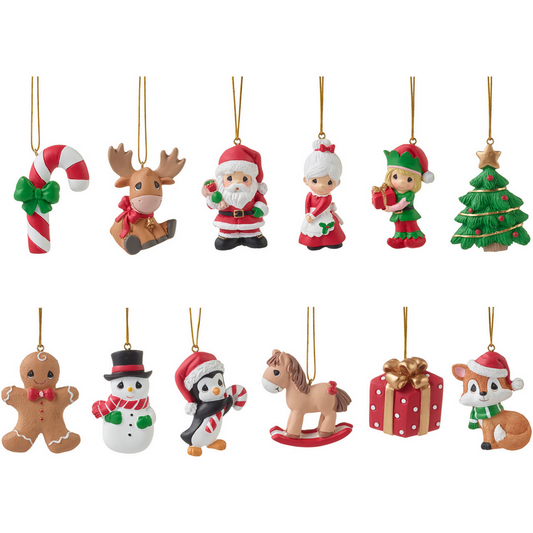 Twelve Moments Of Christmas Precious Moments Ornament Pack