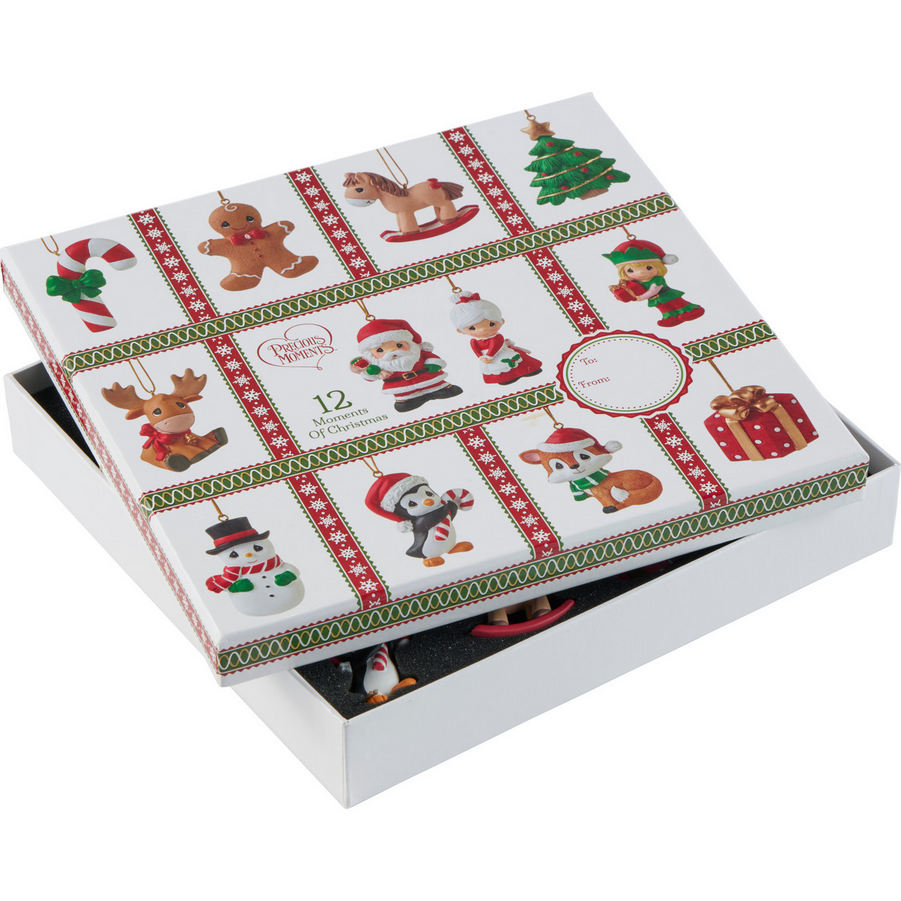 Twelve Moments Of Christmas Precious Moments Ornament Pack