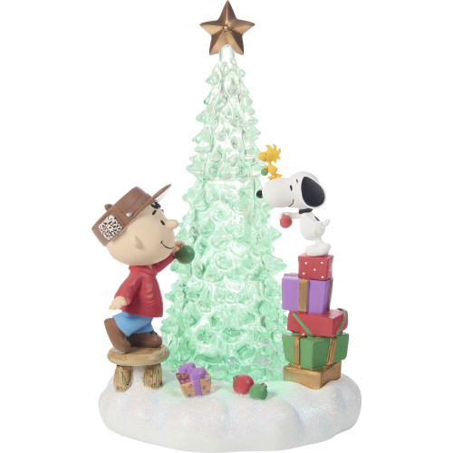 Friends Light Up The Season Precious Moments Peanuts Figurine