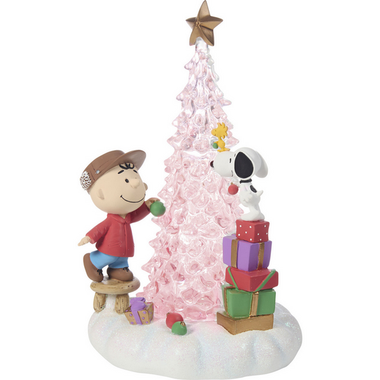 Friends Light Up The Season Precious Moments Peanuts Figurine