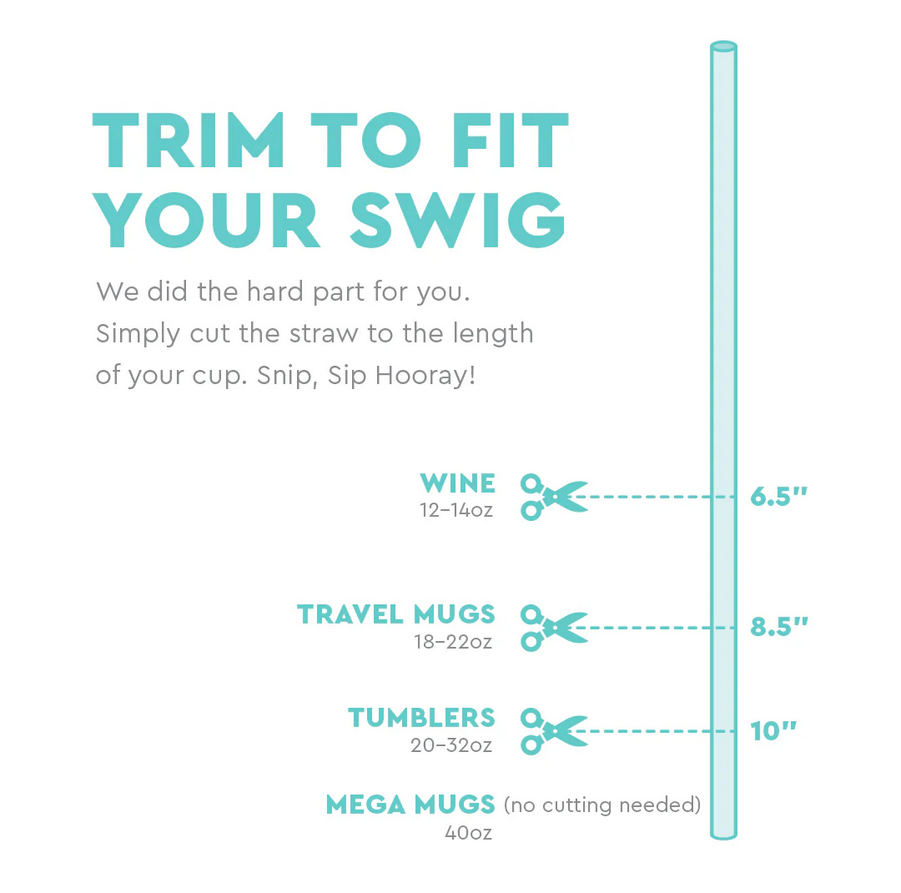 Scrub Life Straws & Straw Toppers Set