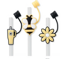 Busy Bee Straw Topper Set