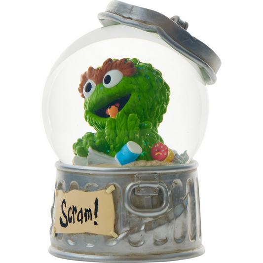 Scram! Sesame Street Precious Moments Musical Snow Globe