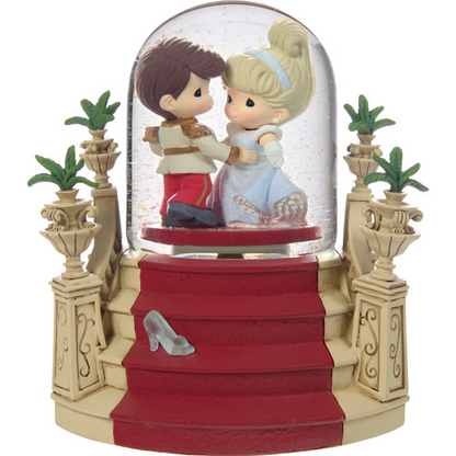Dancing Into Forever Cinderella Precious Moments Musical Snow Globe