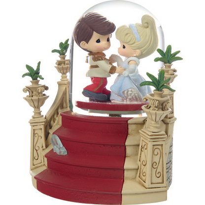 Dancing Into Forever Cinderella Precious Moments Musical Snow Globe