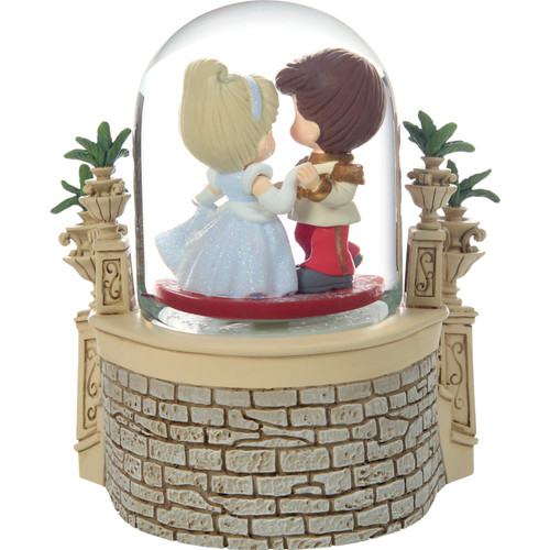 Dancing Into Forever Cinderella Precious Moments Musical Snow Globe