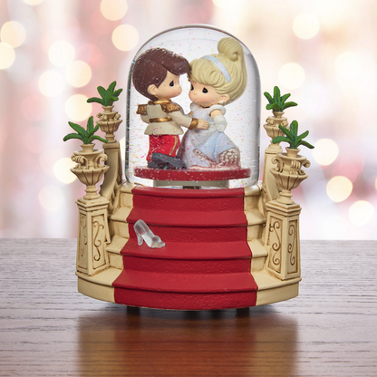 Dancing Into Forever Cinderella Precious Moments Musical Snow Globe