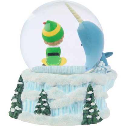Let The Christmas Spirit Guide You Buddy the Elf Precious Moments Musical Snow Globe