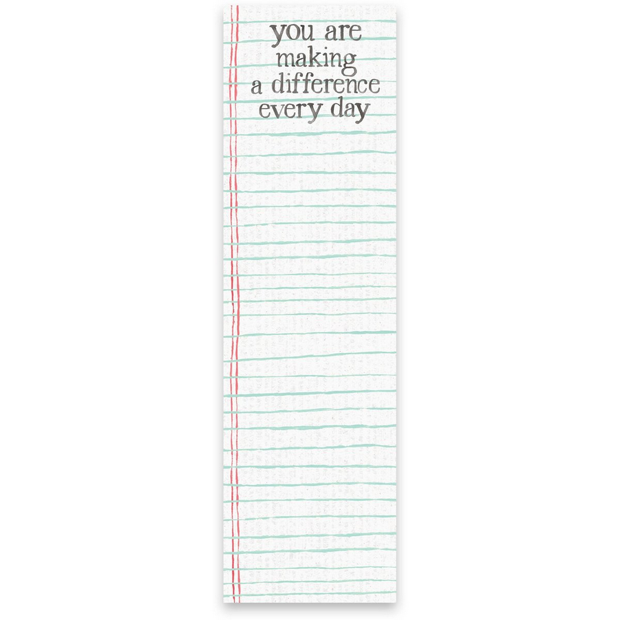 You Are Making A Difference Every Day Magnetic List Pad