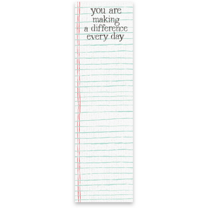 You Are Making A Difference Every Day Magnetic List Pad