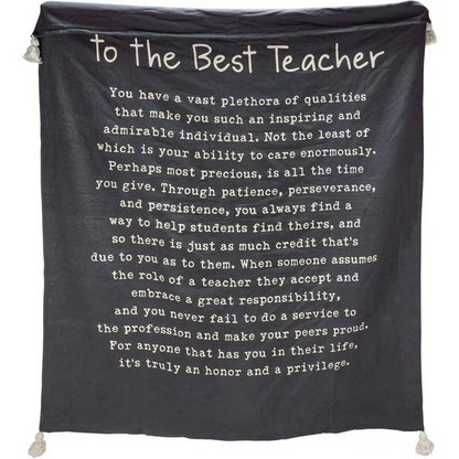 Teacher Throw/Blanket