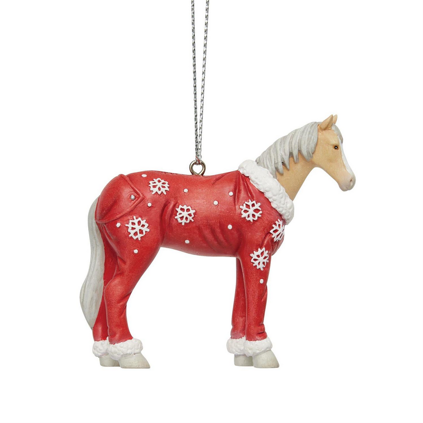 Christmas Pajamas Painted Ponies Ornament