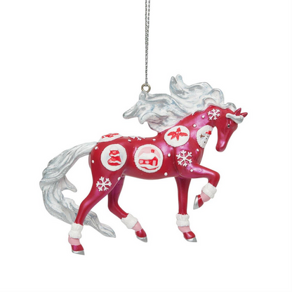 Holiday Sampler Painted Ponies Ornament