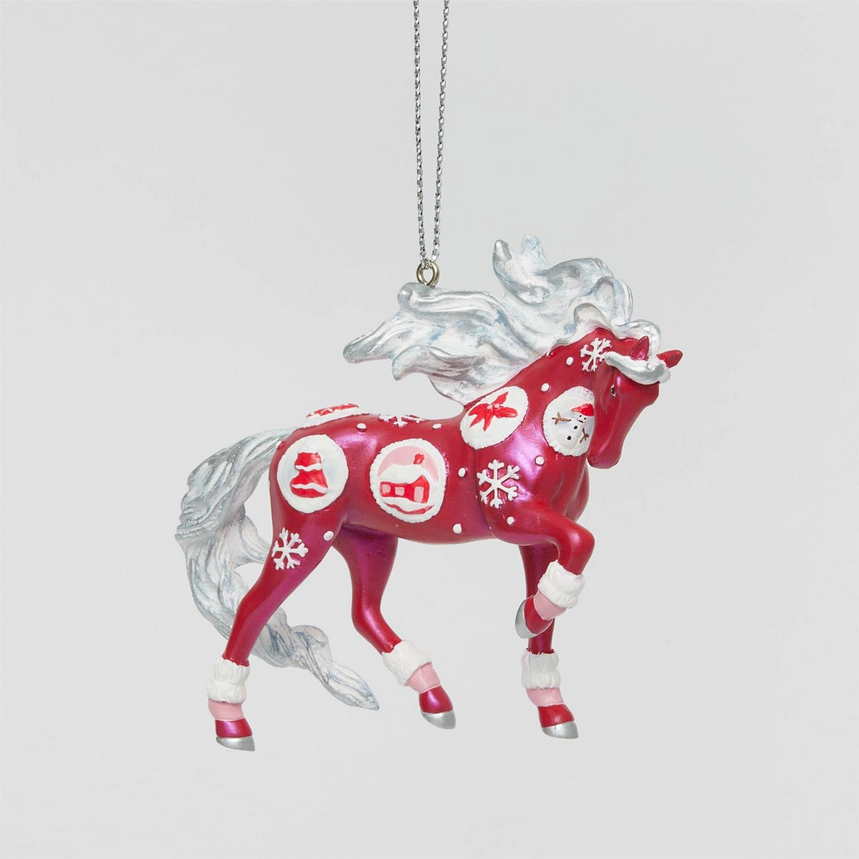 Holiday Sampler Painted Ponies Ornament