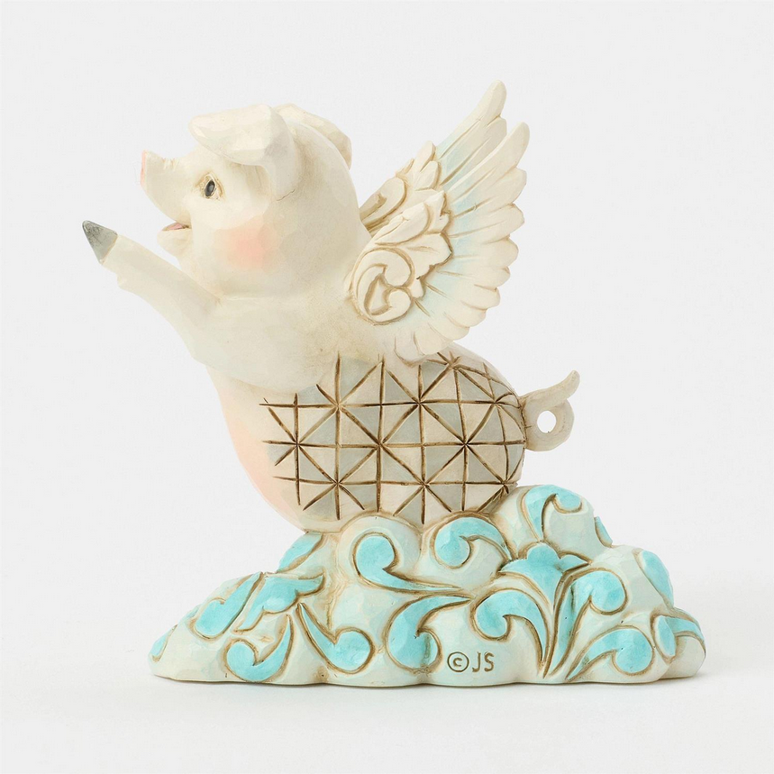 Flying Pig Jim Shore Mini Figurine