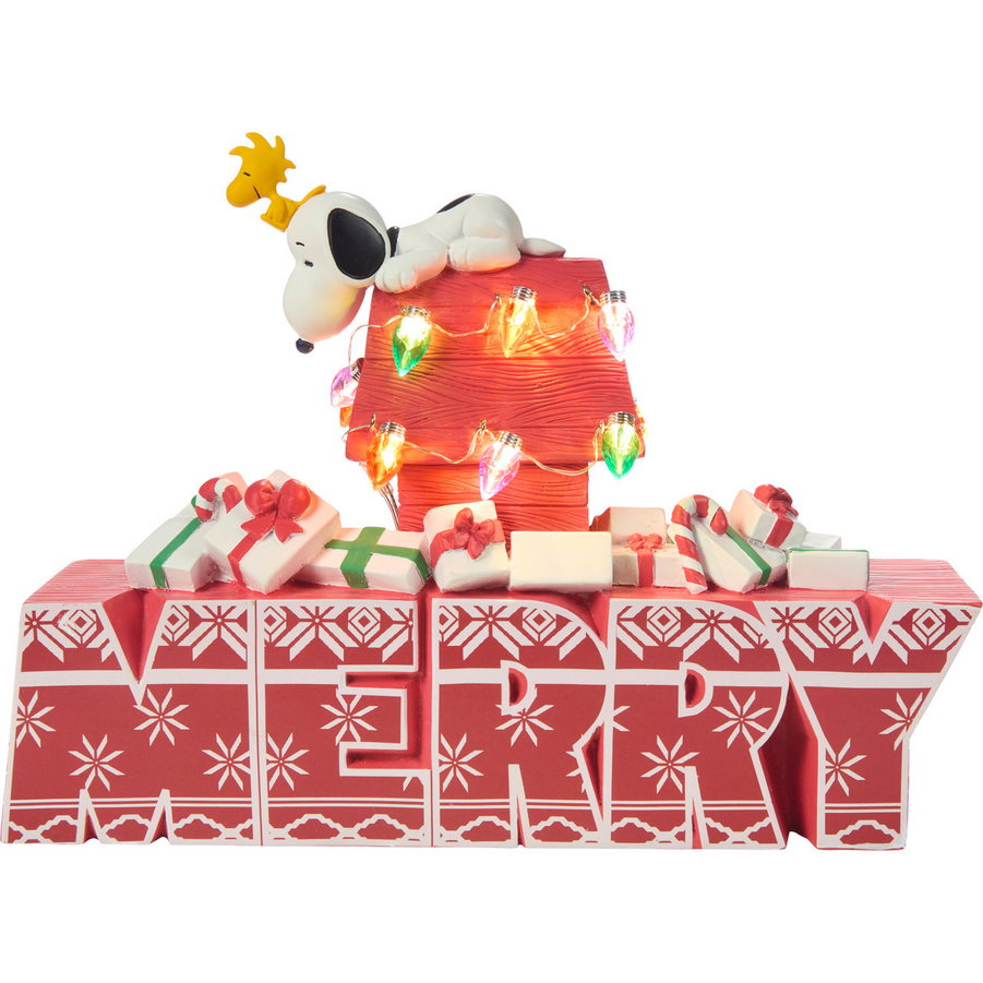 Wishing You A Very Merry & Cozy Christmas Snoopy & Woodstock Precious Moments Figurine