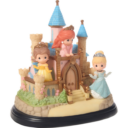 They Lived Happily Ever After Disney Princess Castle Precious Moments Musical