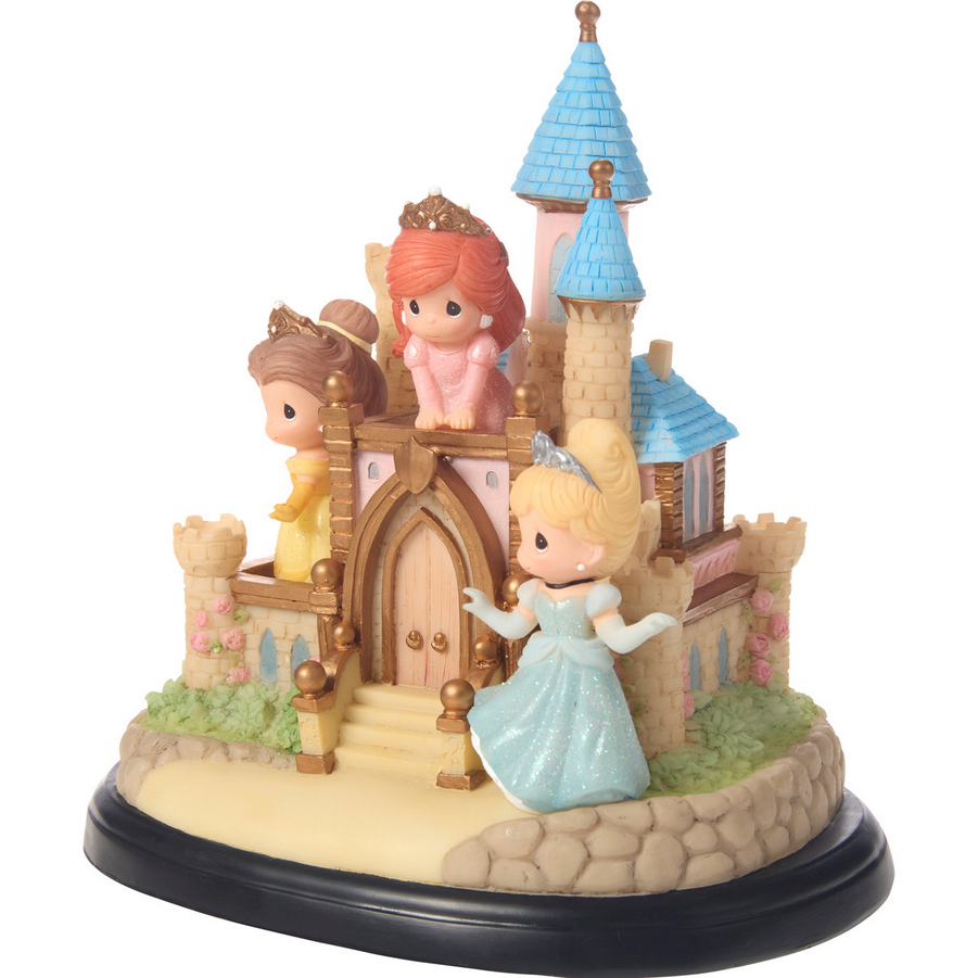 They Lived Happily Ever After Disney Princess Castle Precious Moments Musical