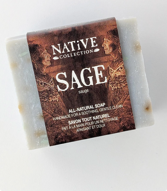 All-Natural Native Soap in Sage Scent