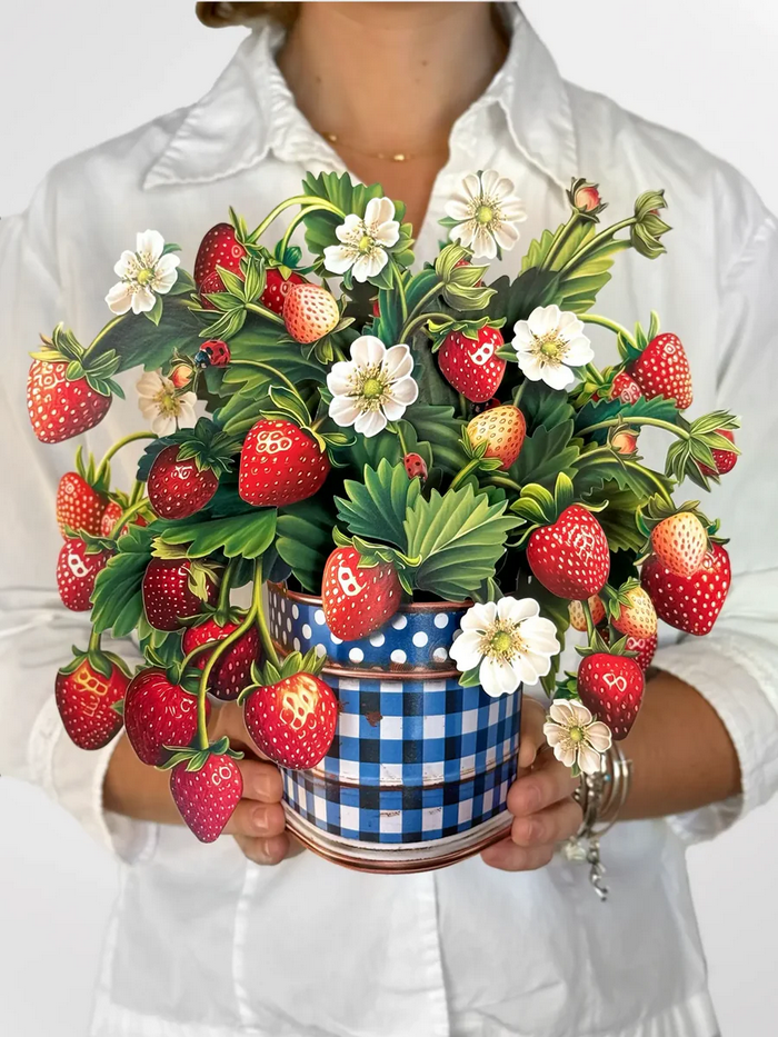 Strawberry Blossom FreshCut Paper - Pop Up Flower Bouquet