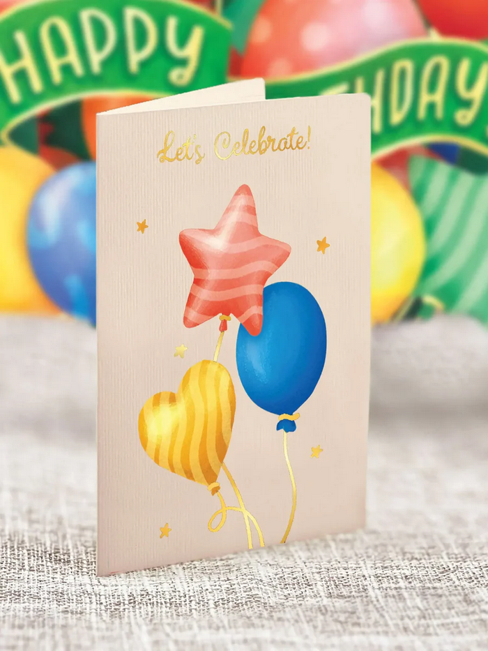 Birthday Balloons FreshCut Paper - Pop Up Balloon Bouquet