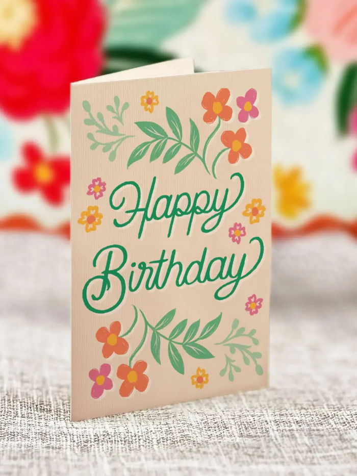 Mini Blooming Birthday Cake FreshCut Paper - Pop Up Bouquet