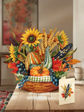 Golden Harvest FreshCut Paper - Pop Up Bouquet Card
