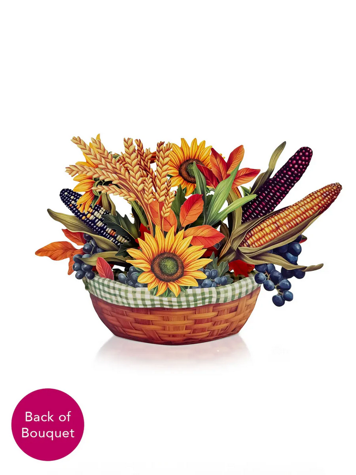 Golden Harvest FreshCut Paper - Pop Up Bouquet Card