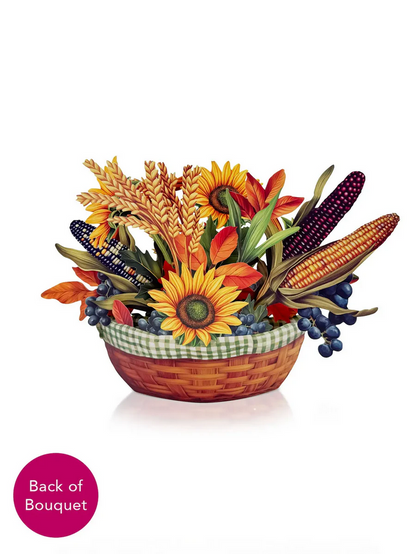 Golden Harvest FreshCut Paper - Pop Up Bouquet Card