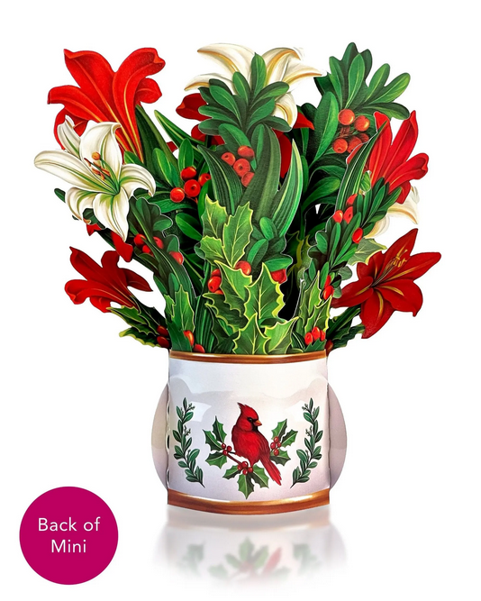 Mini Winter Joy FreshCut Paper - Pop Up Bouquet Card
