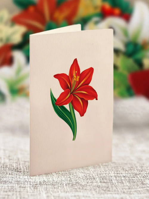 Mini Winter Joy FreshCut Paper - Pop Up Bouquet Card