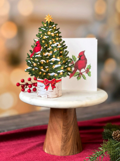 Mini Merry Mini Tree FreshCut Paper - Pop Up Bouquet Card