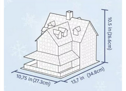 Christmas House 3-D Puzzle
