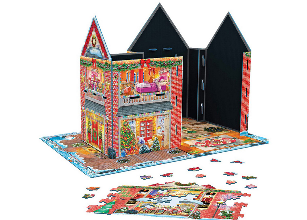 Christmas House 3-D Puzzle