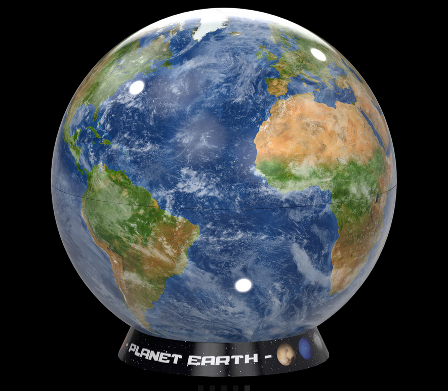 Planet Earth Puzzle Tin